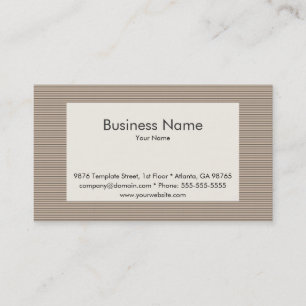 Randig visitkortmall visitkort