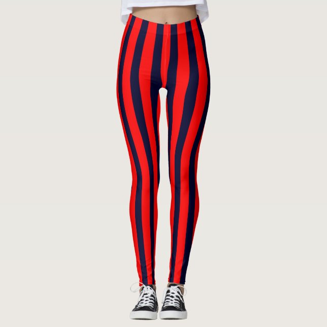 Randiga anpassade leggings (Framsida)