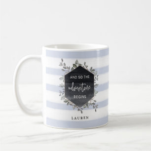 Randiga botaniska Geo äventyr börjar Kaffemugg