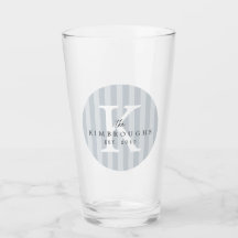 Randiga cirkel familj monogram