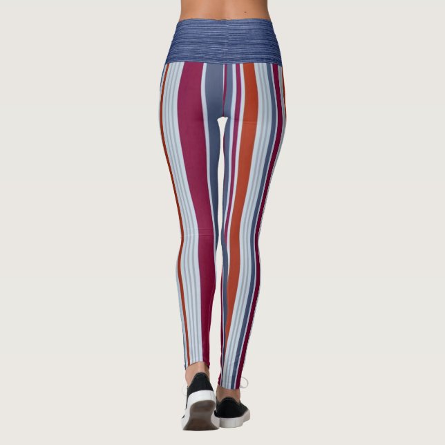 Randiga Leggings  (Baksida)