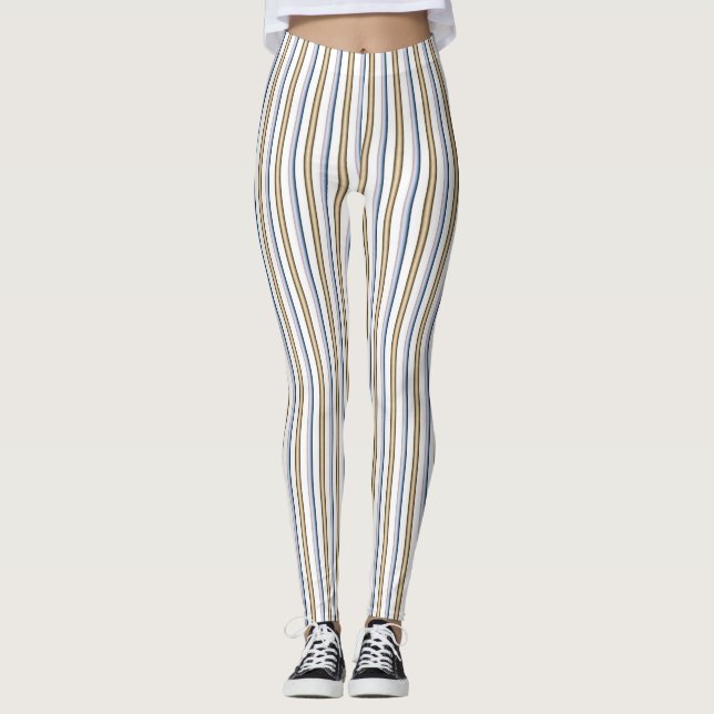 Randiga Leggings (Framsida)