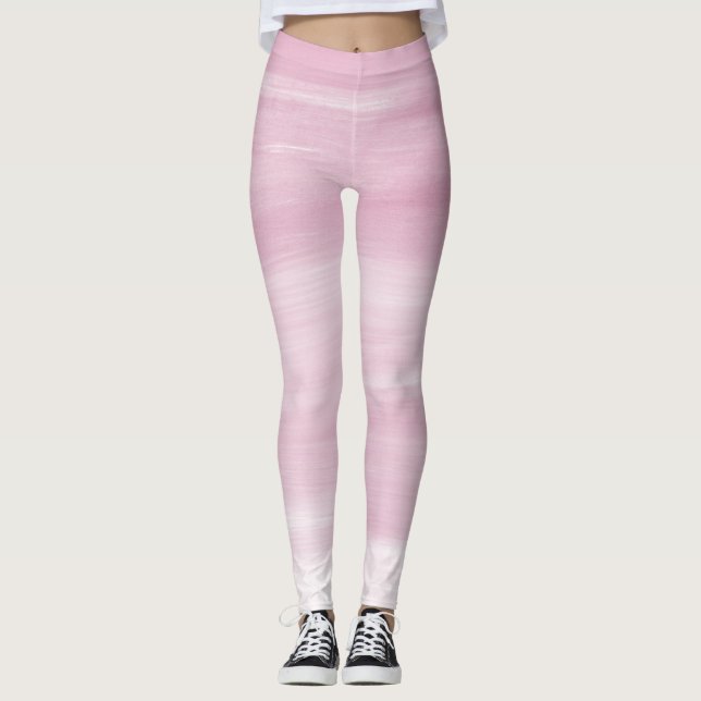 Randiga leggings. för rosor leggings (Framsida)