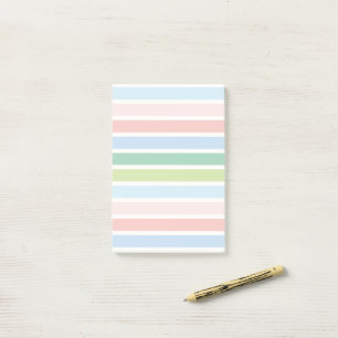 Randiga pasteller post-it block