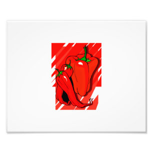 Randiga peppar red.png för bakgrund 3 fototryck
