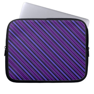 Randiga purpurfjärilar laptop sleeve