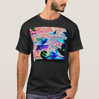 Randiga rosor för Serenadedisk T-shirt