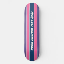 Randiga skateboardar med anpassad text skateboard bräda 19,5 cm