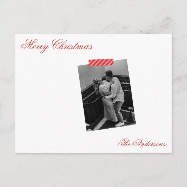 Randigt band helg vykort (Framsida)