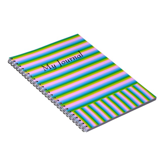 Randigt Journal Anteckningsbok (Högra Sidan)