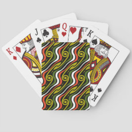 randigt mönster casinokort