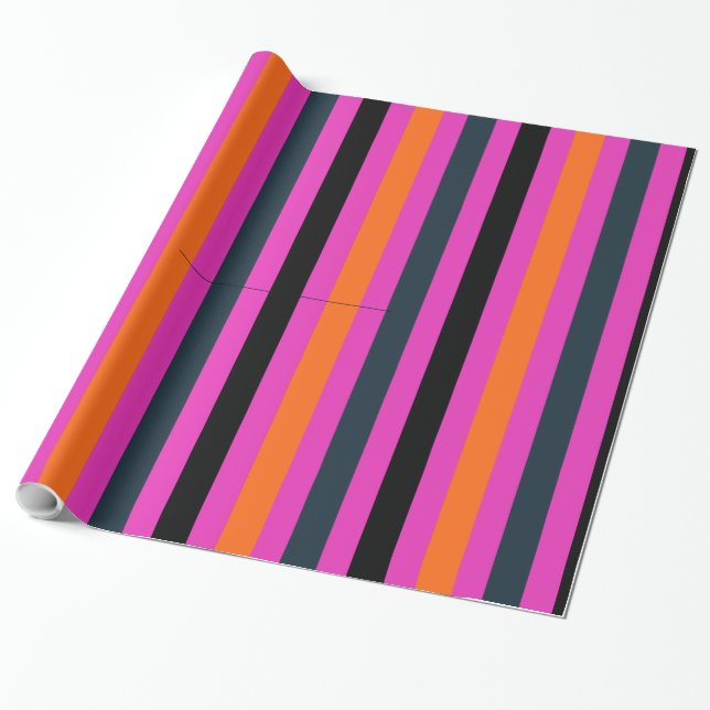 Randigt presentpapper (Utrullad)