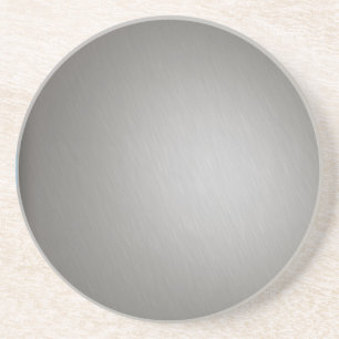 Randigt silver borstat aluminium underlägg sandsten