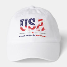 Randigt USA-flagg Patriottisk Stolt över att vara