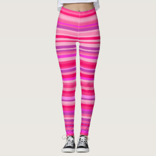 Randmönster för roligt, för lycklig, flickaktigt leggings