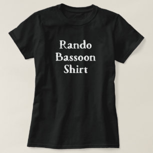 Rando Basson, ynklig T-shirt