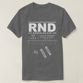 Randolph Air Force Base RND T Shirt