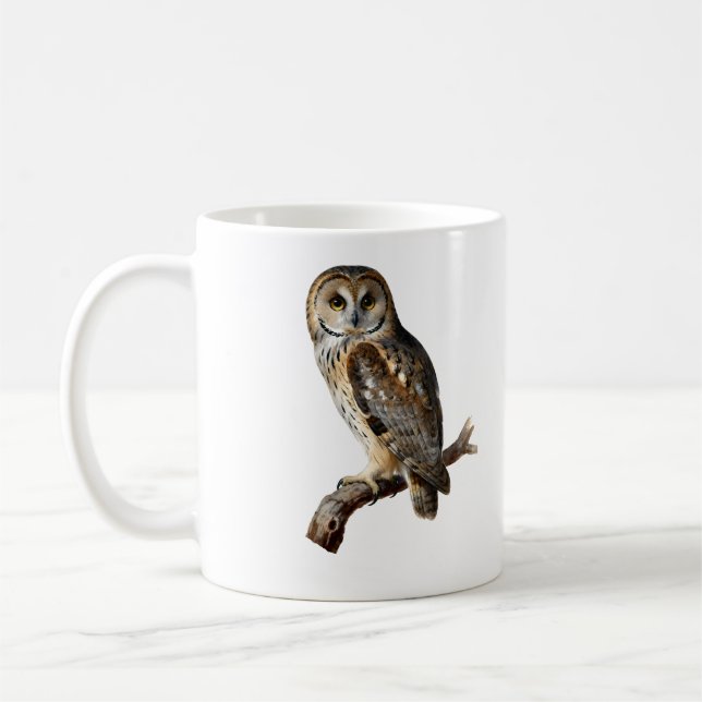 “Randolph” - En vaksam tystnad, En ugglas porträtt Kaffemugg (Vänster)