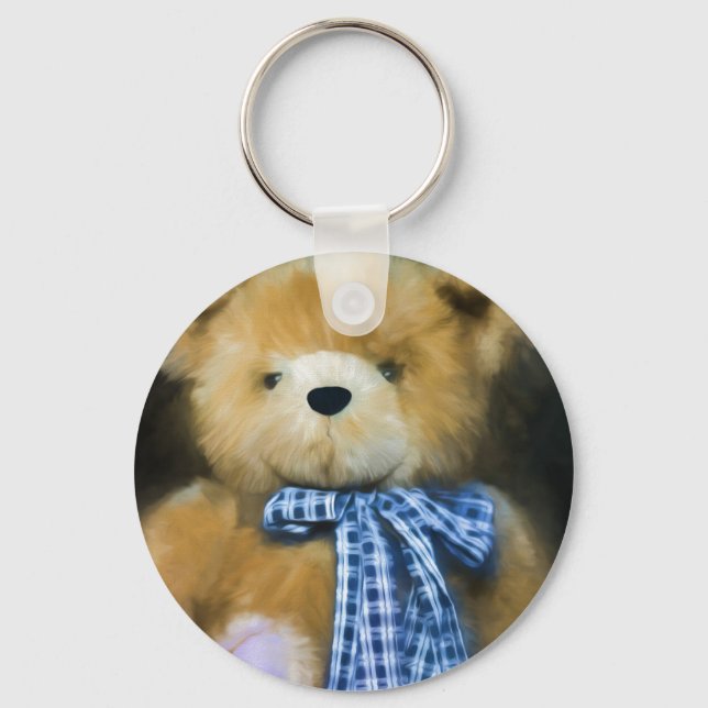Randolph - Fuzzy Wuzzy Button Keychain Nyckelring (Framsida)