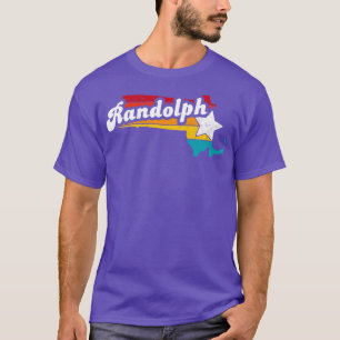 Randolph Massachusetts Vintage Distress Souvenir T Shirt