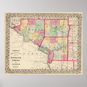 Randolph, Perry, Jackson County Poster
