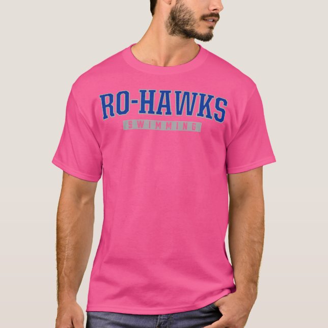 Randolph Ro-Hawks Swimming T Shirt (Framsida)