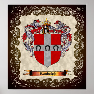 Randolph vapensköld poster