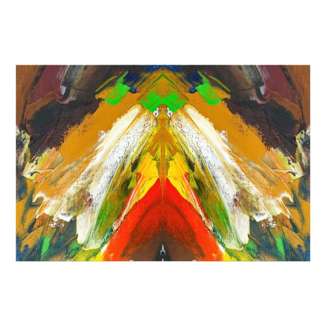 Random Abstract Brushstroke Composition by Lukian Fototryck (Framsidan)