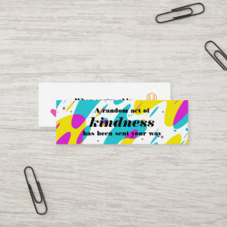 Random Act Of Kindness Calling Card Mini Visitkort