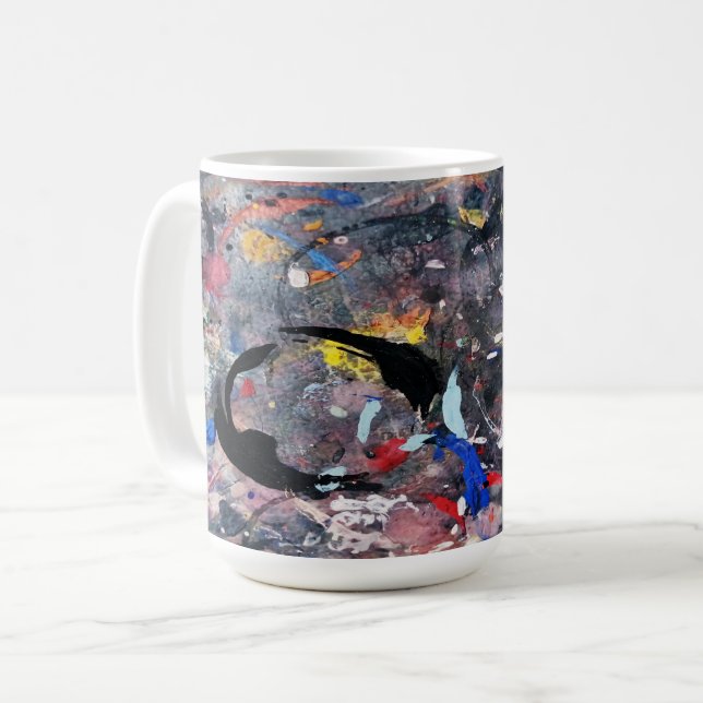 random art kaffemugg (Framsida vänster)