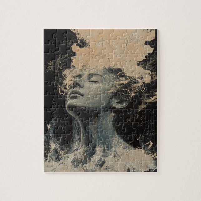 Random Art My Cat Made Pussel (Vertikal)