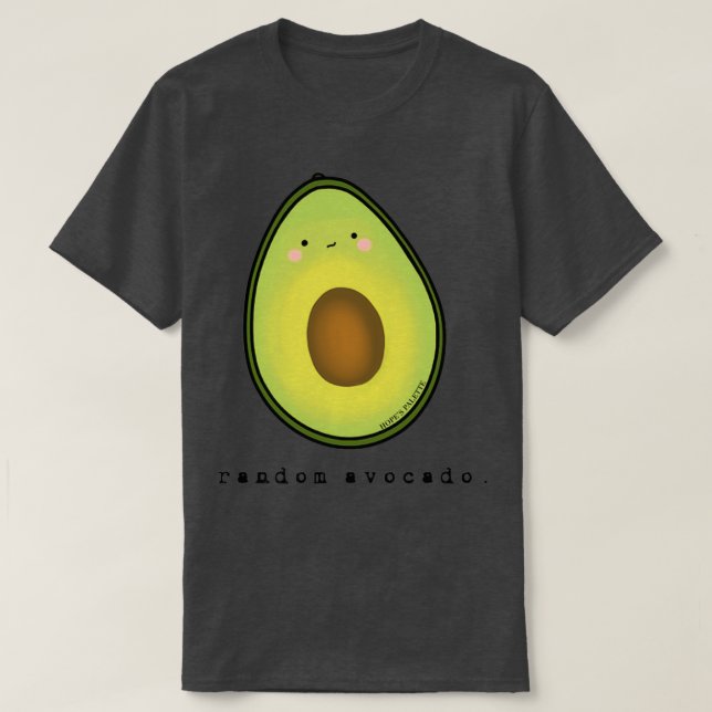 Random Avocado T Shirt (Design framsida)