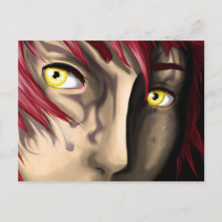 Random Boy in Emo Mode Vykort