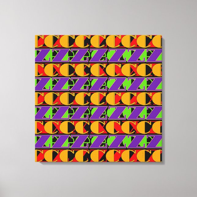 Random Brev Canvastryck (Framsida)