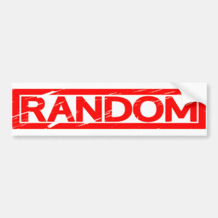 Random Frimärke Bildekal