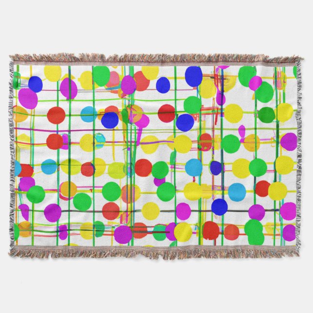 Random Geometric Mönster Filt (Framsidan)