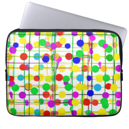 Random Geometric Mönster Laptop Fodral