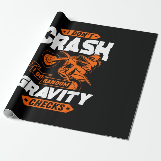Random Gravity Checks - Motocross & Dirt Bike Presentpapper (Utrullad)