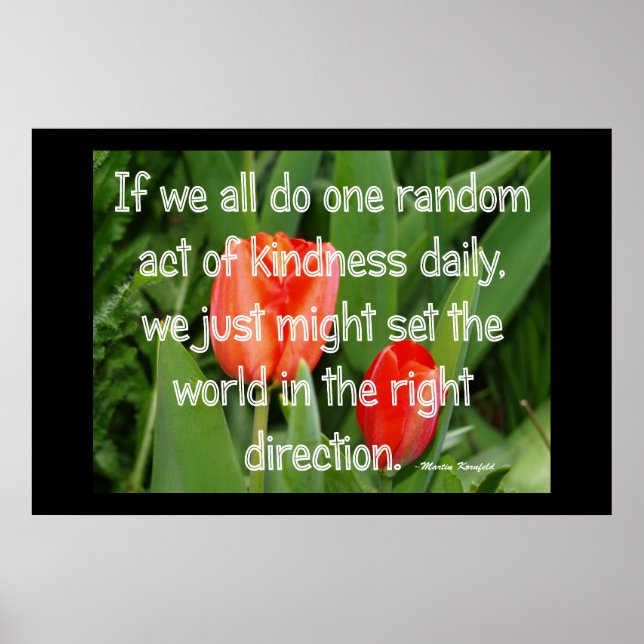 Random Kindness Poster (Framsidan)