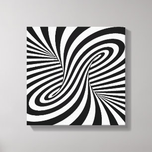 RANDOM ÖVERSIKT ÖVER OPTISKA ILLUSIONER CANVASTRYCK