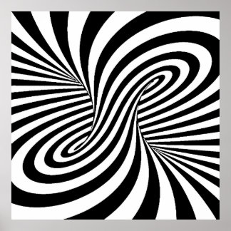 RANDOM ÖVERSIKT ÖVER OPTISKA ILLUSIONER POSTER