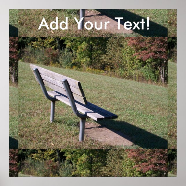 Random Park Bench Poster (Framsidan)
