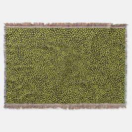 Random Spots - Banana Gult på Black Filt