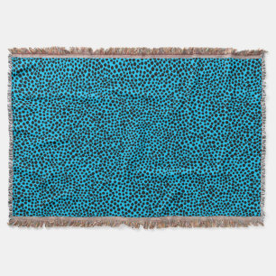 Random Spots - Black på Himlar Blue Filt