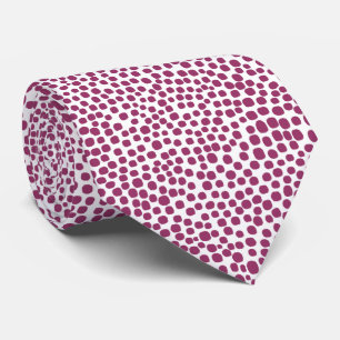 Random Spots - Crimson on White Slips