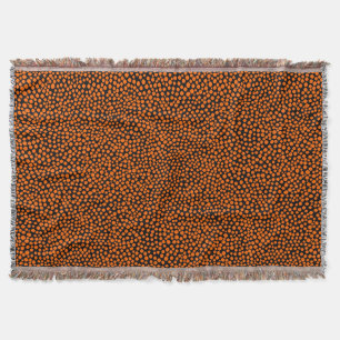 Random Spots - Orange på Black Filt