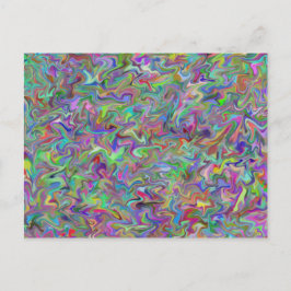 Random Swirl-vykort Vykort