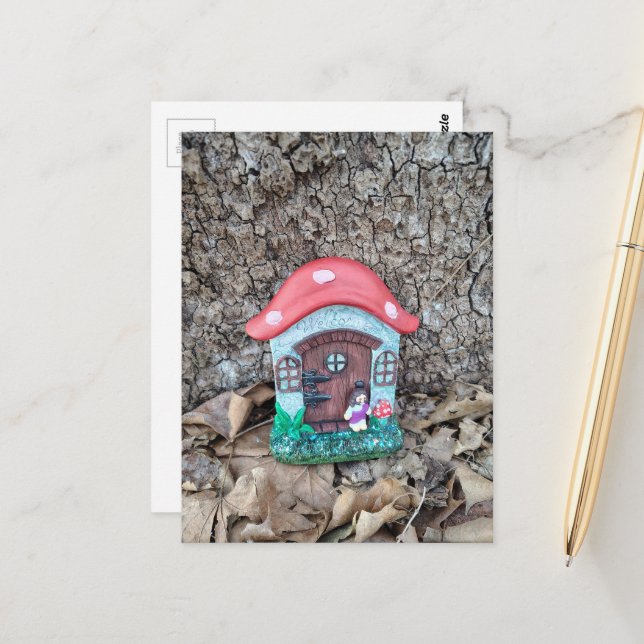 Random Things Found in the Woods Vykort (Fram/Back In Situ)