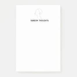 Random Thoughts Post-it Notes Block