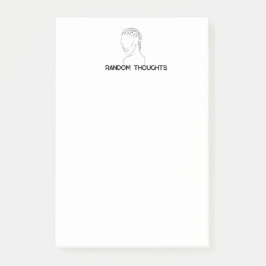 Random Thoughts Post-it Notes Block